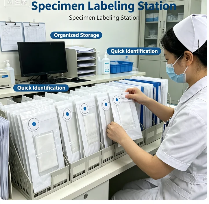 Clinic Small‑Hospital Disposable Laparoscopic Specimen Retrieval Endobag EO Sterilized Surgical Sample Retrieval Pouch
