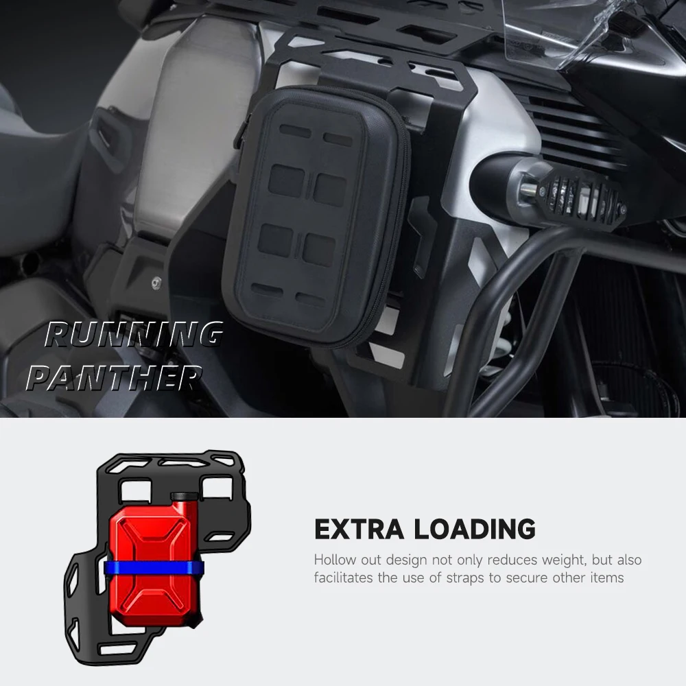 

For BMW R1300GS Adventure R1300GSA 2024+ Motorcycle Side Luggage Rack Tank Cover Support Bracket