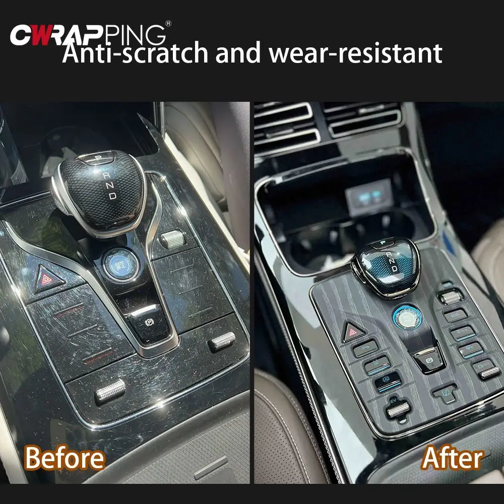 سيارة طبقة رقيقة واقية ذاتية اللصق الفينيل التفاف مقاومة للخدش الجلد DIY بها بنفسك ملصق مضاد للمياه الطلاء طبقة حماية اكسسوارات السيارات #3