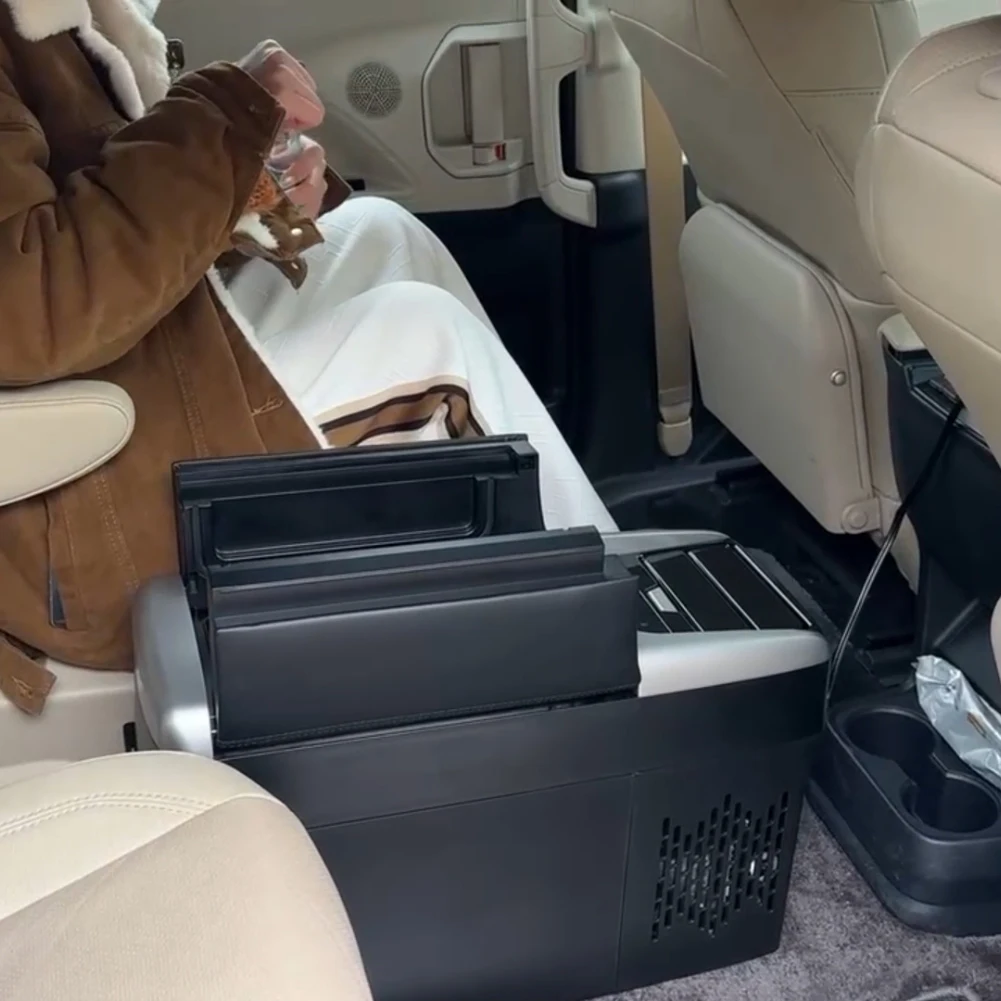 Neues Design 11L Vintage Kühlschrank R134A Kältemittelkühlschrank Tragbarer Gefrierschrank mit LED-Anzeige