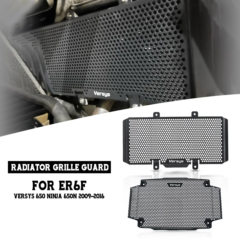 

ER6N Motorcycle Radiator Guard Cover Protector For Kawasaki ER6F Versys 650 Ninja 650N 2009-2010-2011-2012-2013-2014-2015-2016