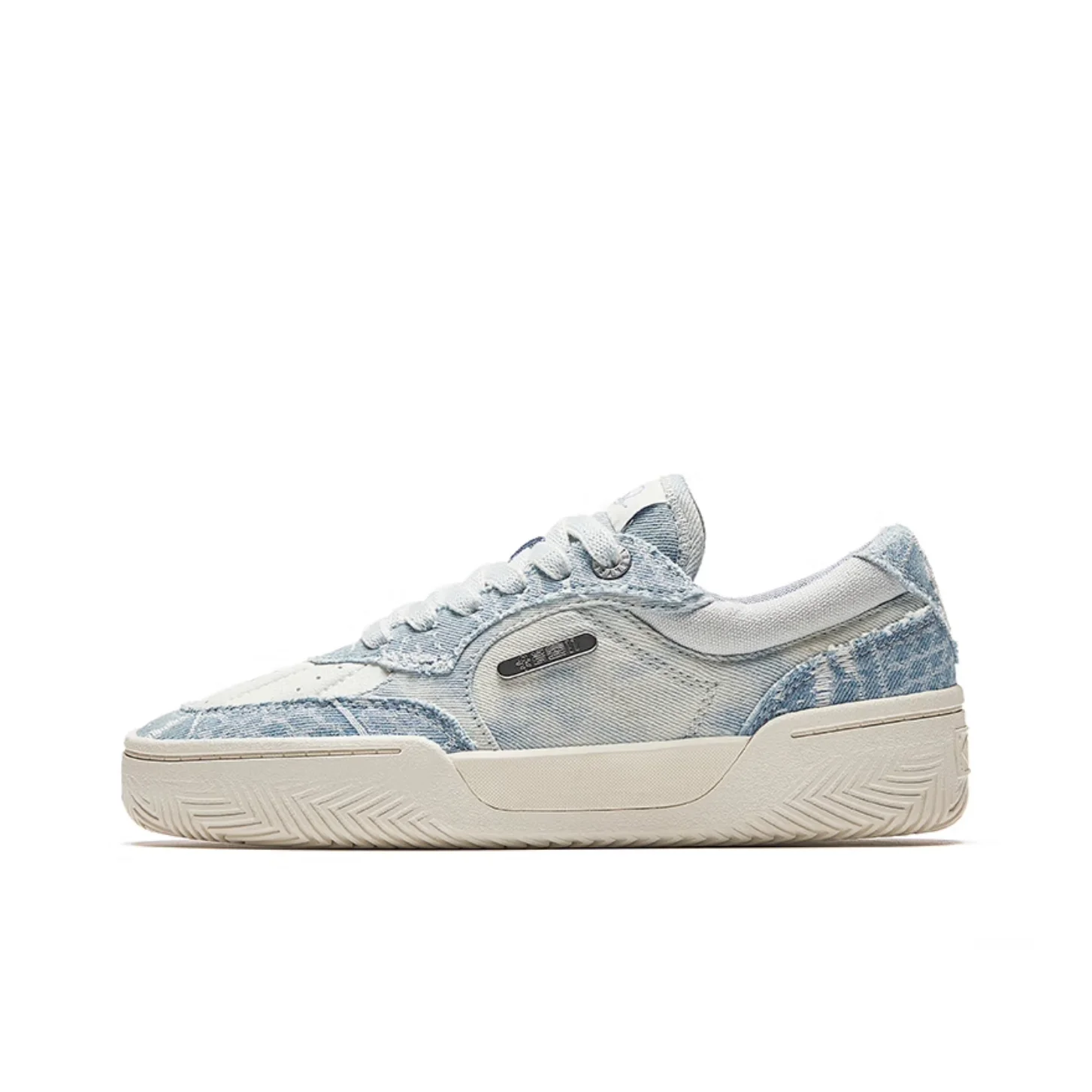 ANTA KAI Hélà TRIBE Skateboard Shoes Women's Low Top Ivory White/Lilac Blue/Fish Belly White 122511801-2