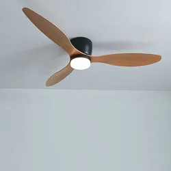 Plafondventilatoren met licht Geen licht DC-motor 6 snelheden Timing-ventilatoren 20 cm Lage vloer Loft Afstandsbediening Decoratieve led-ventilator met licht