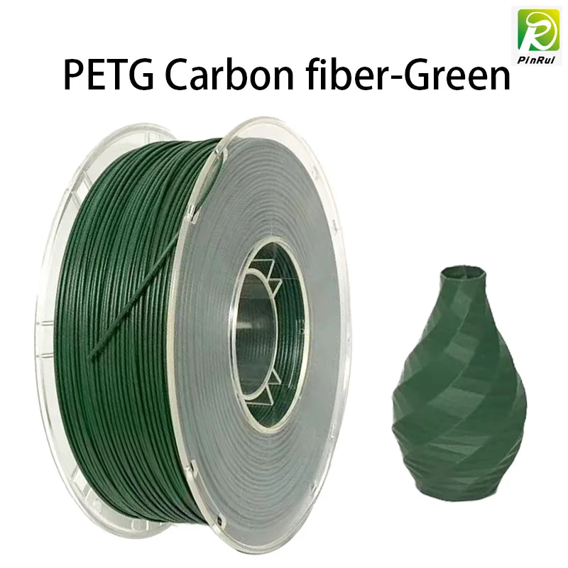 Imagem -05 - Pinrui-petg Filamento de Fibra de Carbono para Impressora 3d Alta Resistência Material Composto Fdm 1.75 mm 1kg 2.2lbs