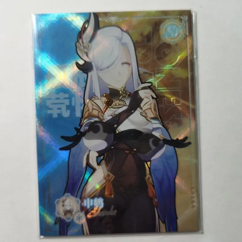 Play Katang Goddess Story SP card Chapter IV Raiden Shogun Yae Miko Keqing Tartaglia Jean boy collection Birthday Christmas gift