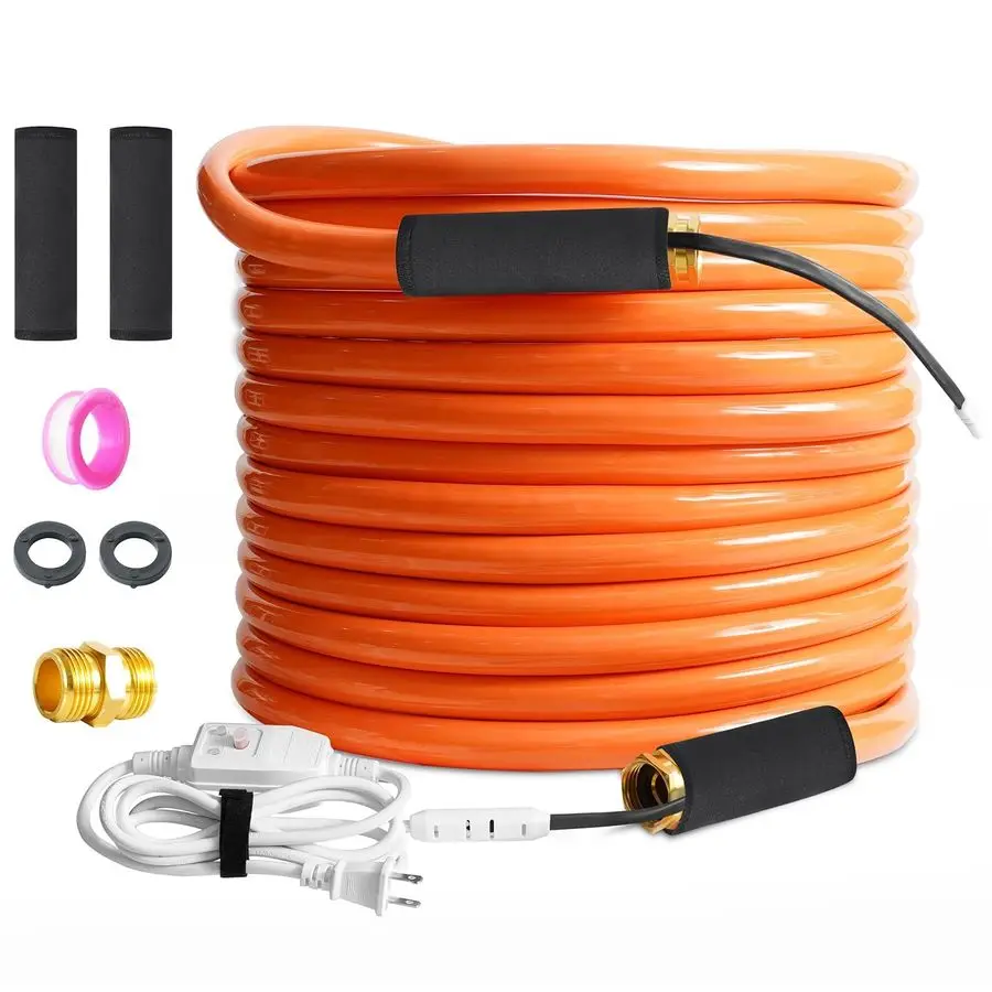 

Water Hose for RV with GFCI Protection,Leadfree Heated Drinking Water Hose Antifreeze Heated RV Small Hose for Home, Garden, Tra