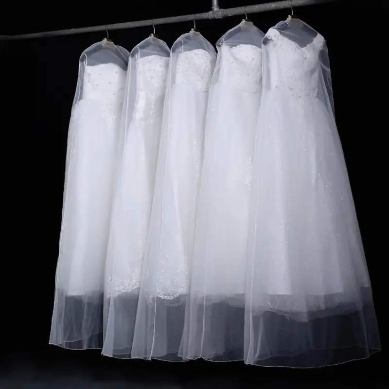 1Pcs Coat Garment Protector Brides Gown Case Dust-proof Covers Storage Bags Clothing Cover Wedding Dress