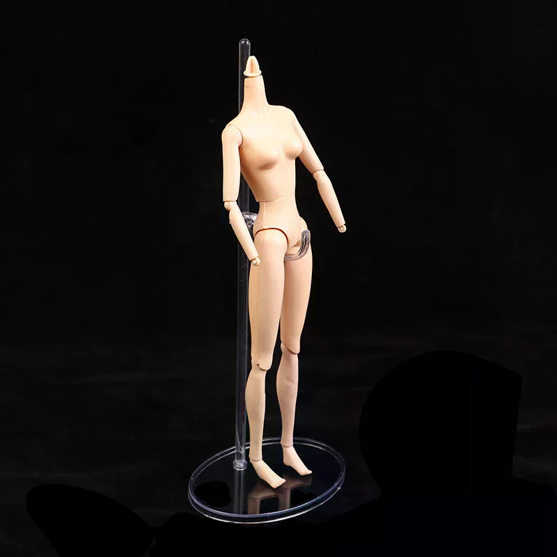 Support de poupée en acrylique Transparent 30cm, présentoir de figurines, Support de pied de taille pour spectacle de jouets de poupée 1/6