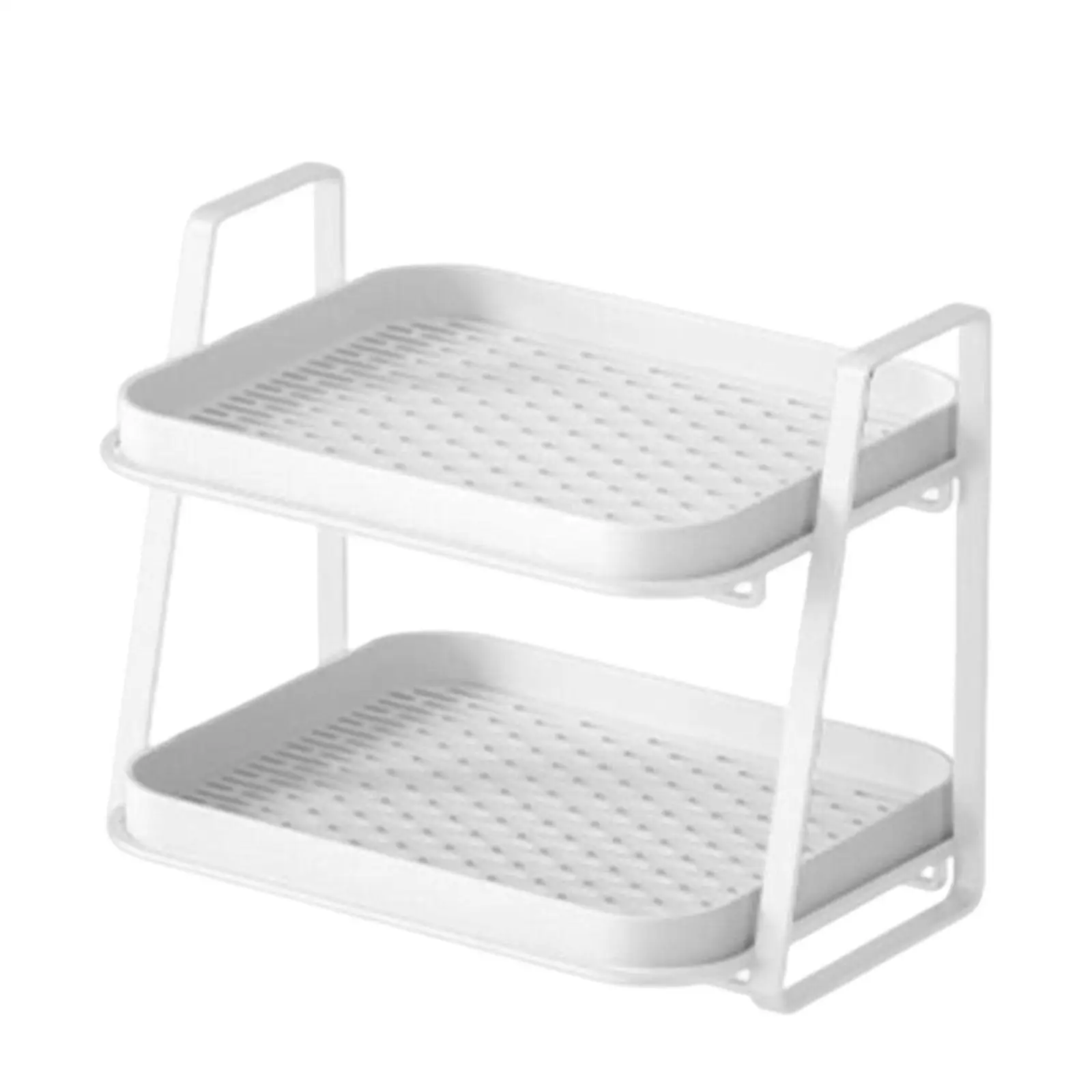 Double Layer Mug Drying Rack Storage Rack Kitchen Countertop Organizer Shelf