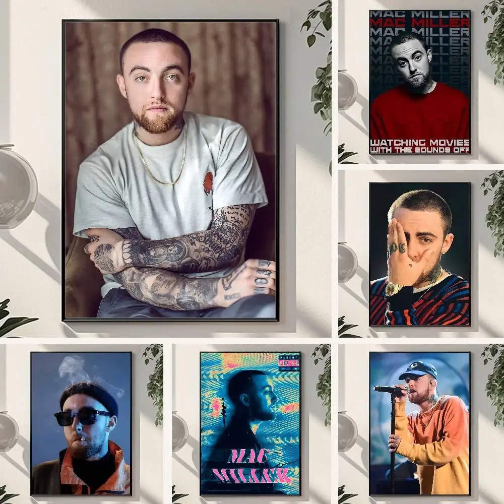 ملصق فني للمغني M-Mac Miller مع مطبوعات لتزيين غرفة النوم وغرفة المعيشة في المنزل