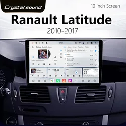 Car DVD For Renault Latitude Laguna III ( 2011-2015) Car Radio Multimedia Video Player Navigation GPS Android10.0 Double Din