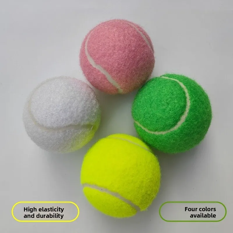 

Beginner Professional Training Tennis Color Mix Synthetic Rubber High Elasticity