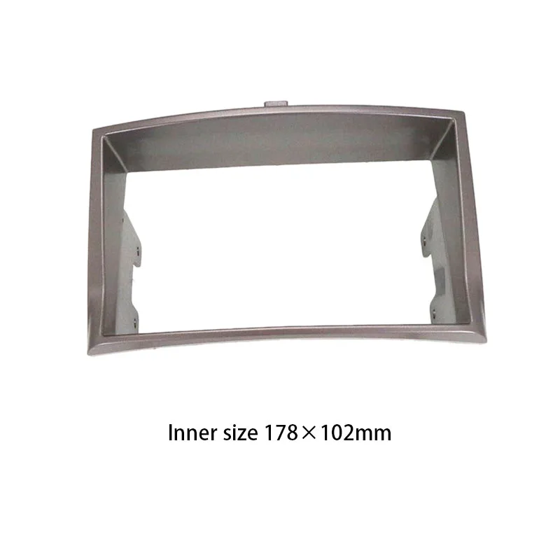 مجموعة لوحة عدادات تركيب ستيريو راديو السيارة ، سيبارو تراثي ، رمادي فضي ، دين مزدوج