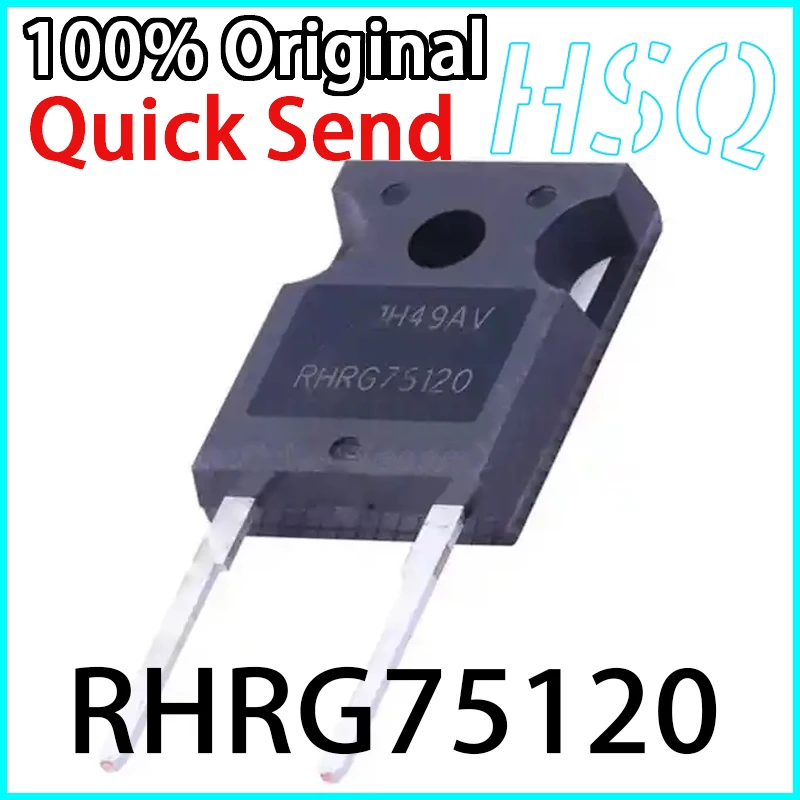 

5PCS RHRG75120 TO-247 1200V 75A Fast Recovery Diode Brand New Original