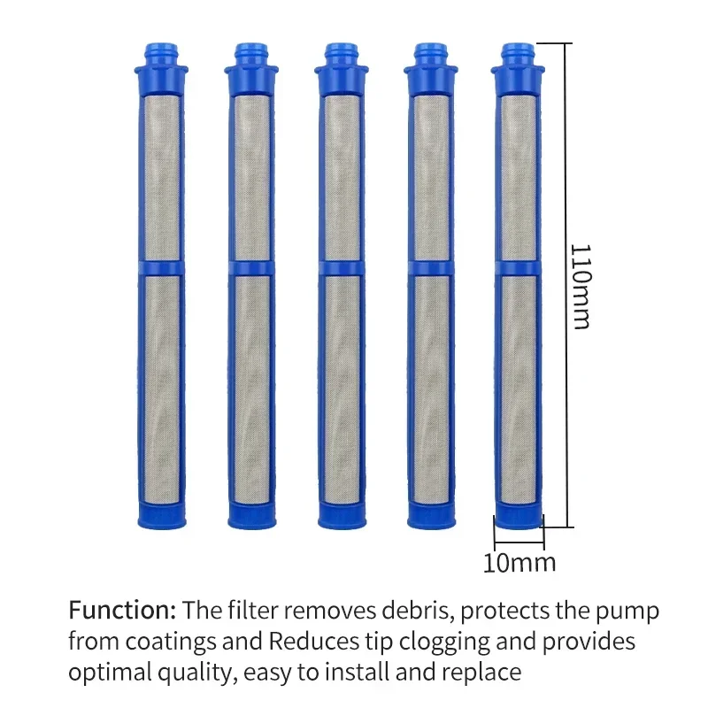 Filter für Airless-Spritzpistolen 287033   Geeignet für die meisten Spritzpistolen. 100-Mesh-Airless-Farbspritzwerkzeug, Filter, Pumpenfilter