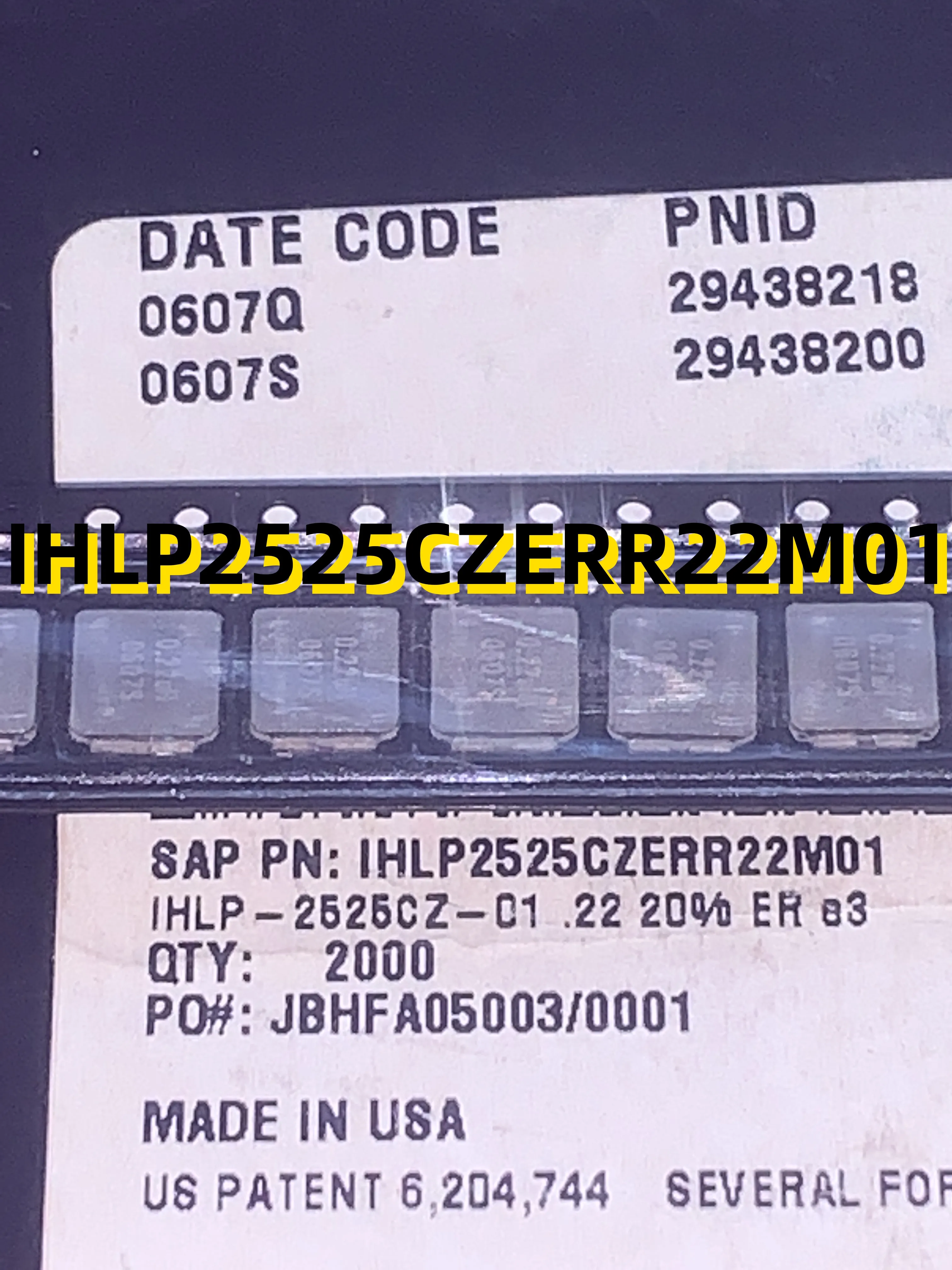 

10pcs IHLP2525CZERR22M01 SMD/ 0.22UH