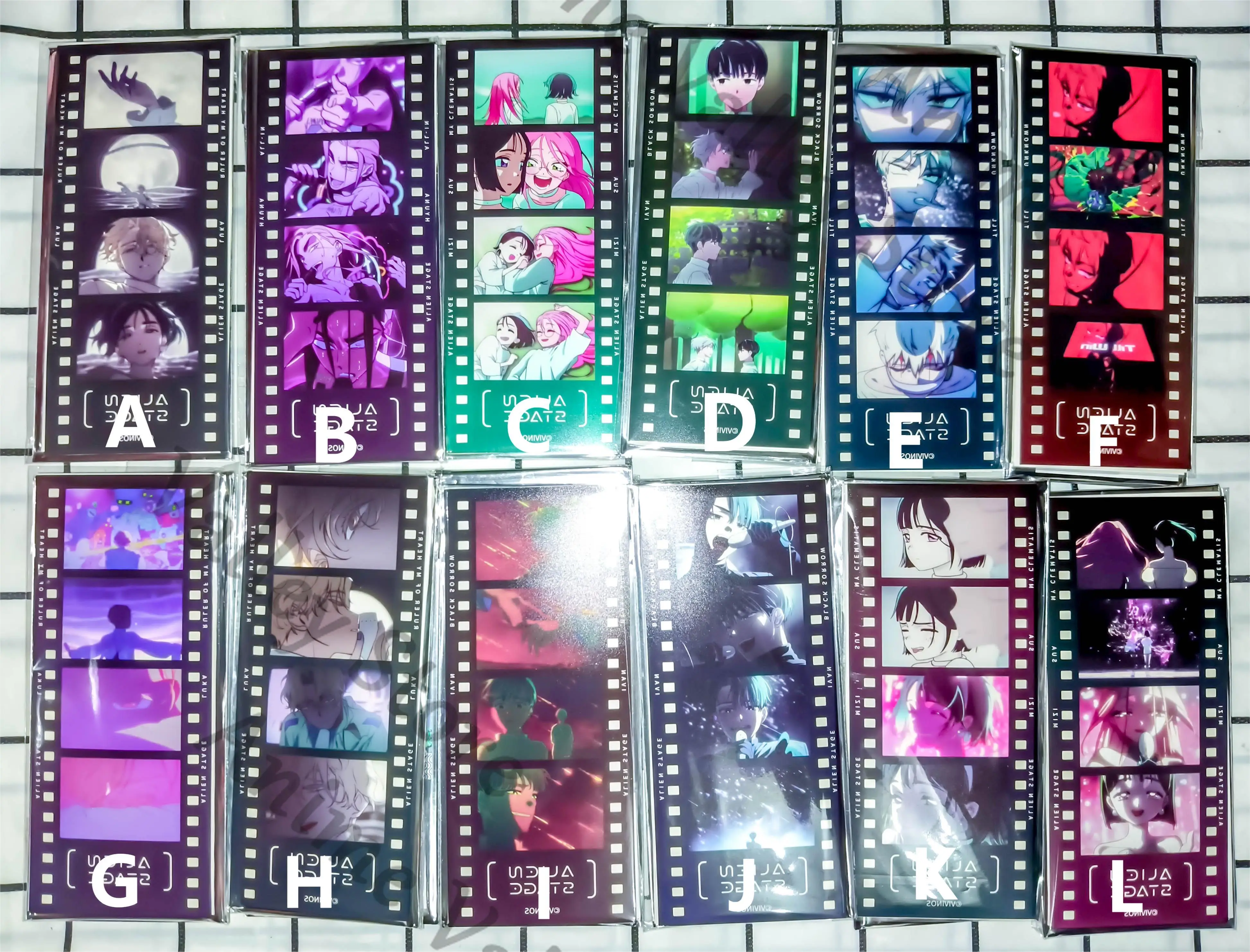 

Anime Alien Stage Ivan Sua Till MiZi Hyuna Luka Cosplay Special Edition Film Card Cartoon Colourful Cards Bookmark Xmas Gift