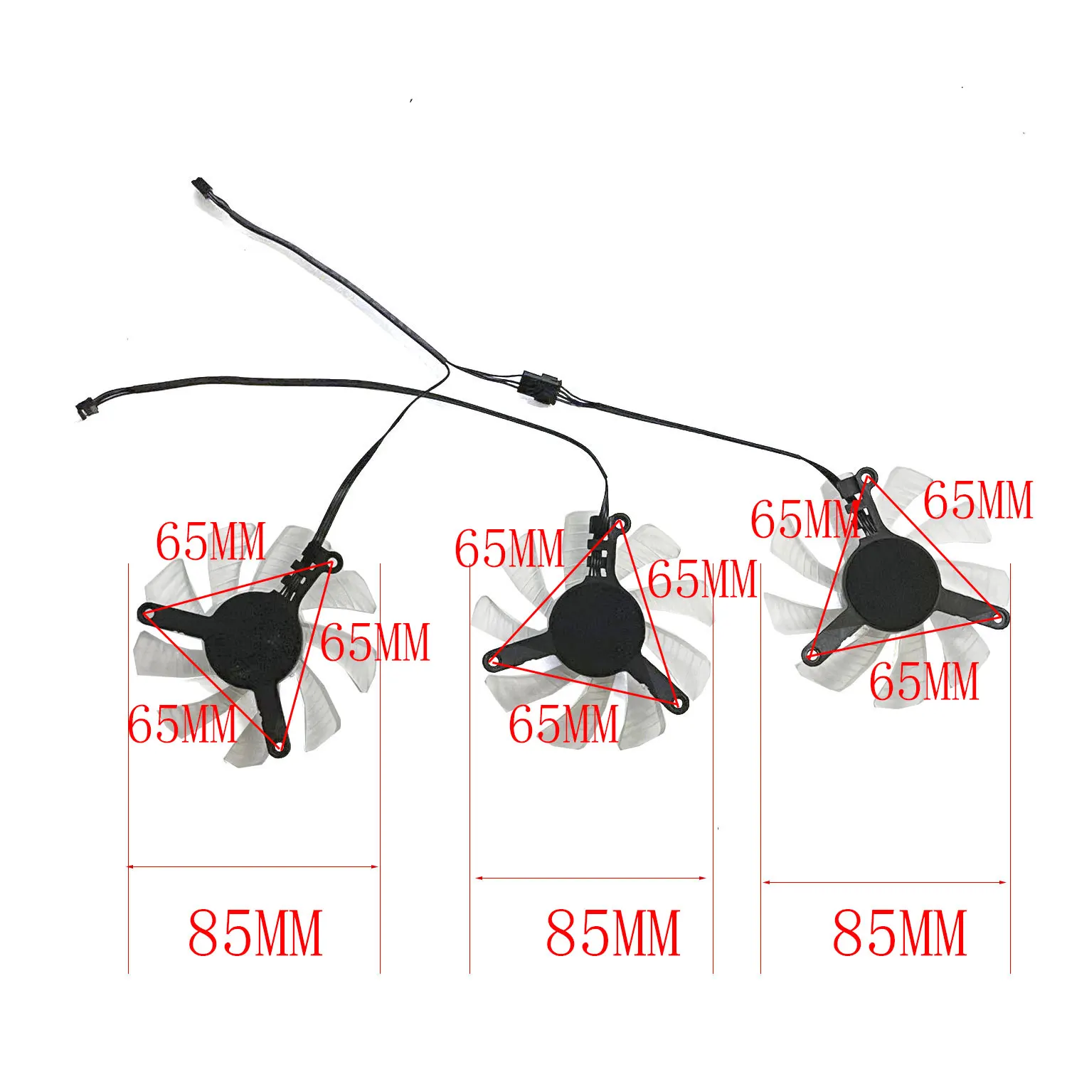 TH9215B2H-PFC01 RTX 3080 RTX 3090 Vervangen Videokaart FanFor Palit RTX 3090 3080 3070 3090 Ti 3070Ti GameRock Cooling Grafisc