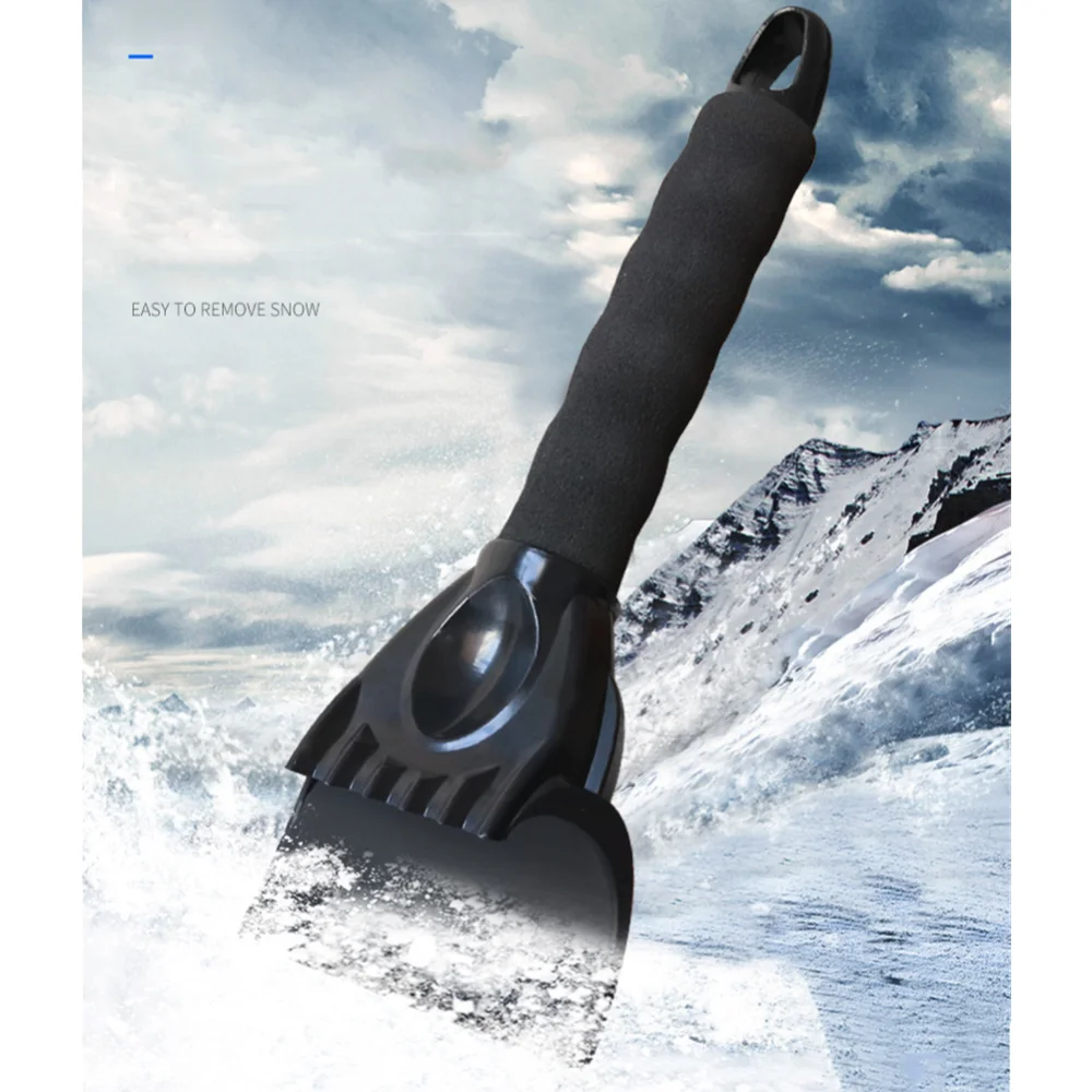 

Car Ice Scraper Quick Clean Glass Brush Snow Remover Tool Auto Window Winter Snow Brush Shovel High-strength Ice Scraper