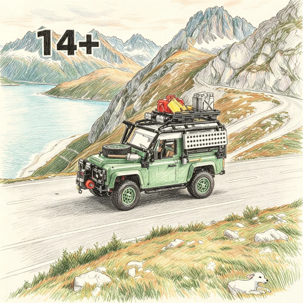 2026 New Home Decoration 2332PCS Off-road Vehicle Ornament Model Set Desktop Decoration Birthday Christmas Gift