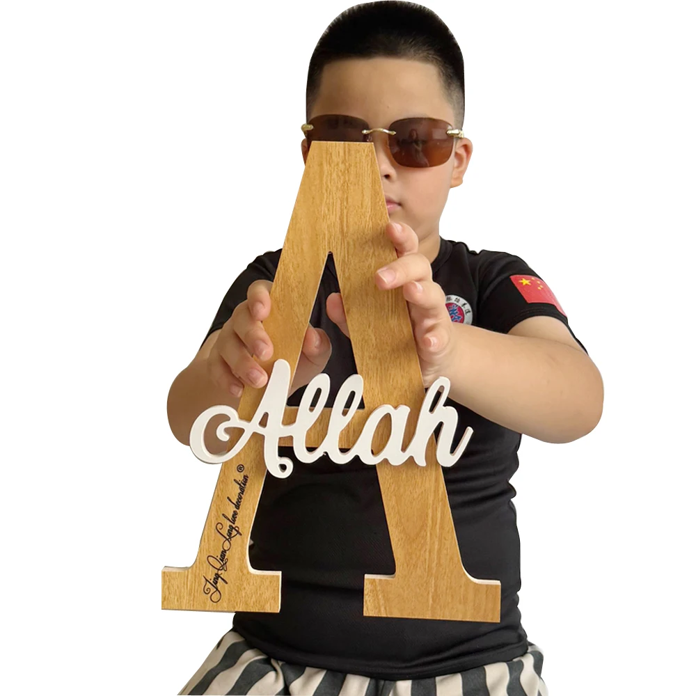 

Custom Wooden Wall Name Sign Wood Big Letters Modern Nursery Bedroom Baby Boys Girls Decor Sign Room Block Letter Ester Gift For