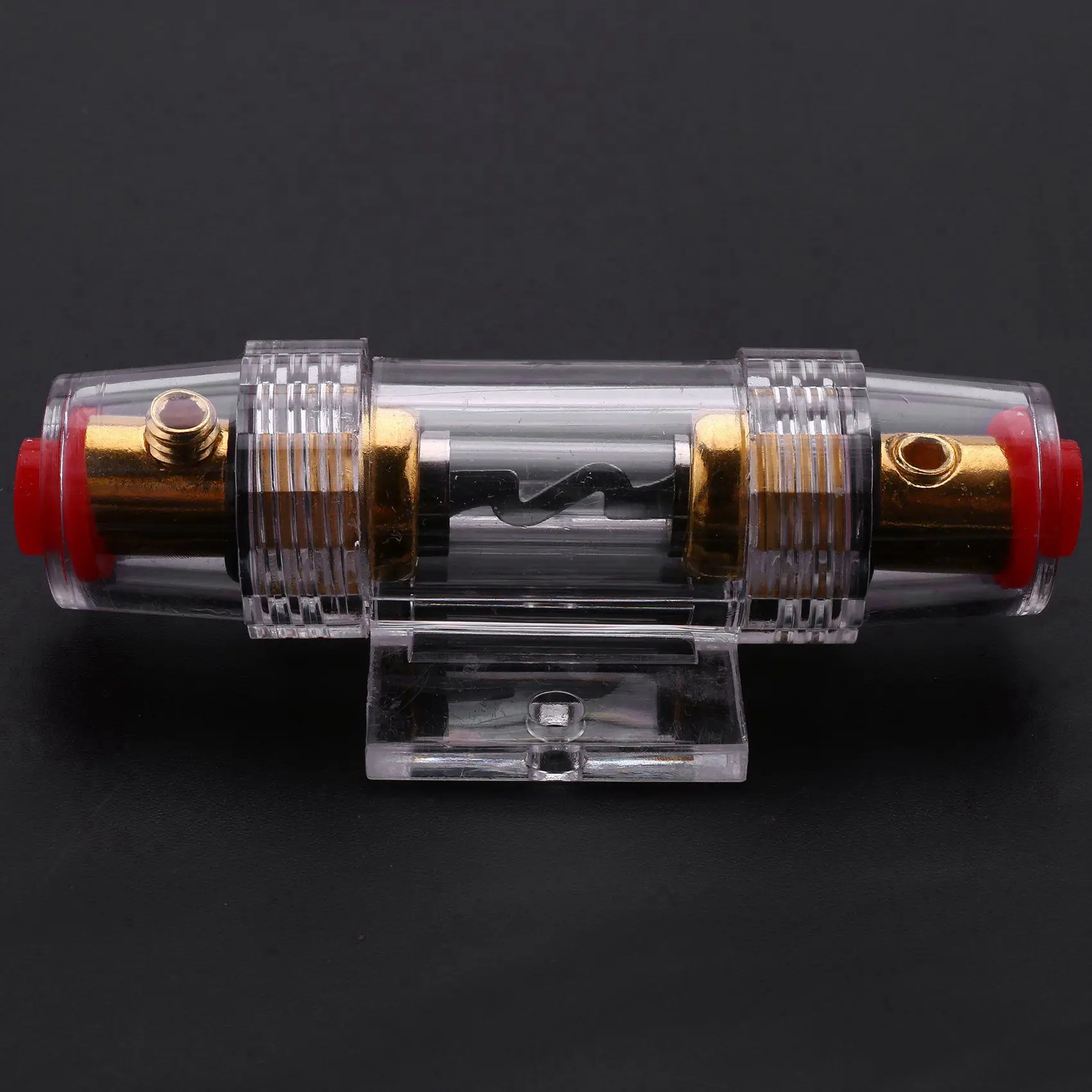 HLZS-3X Car Stereo 8 Gauge AGU Support Fuse Holder And Fuse 60 Amp Audio Cable