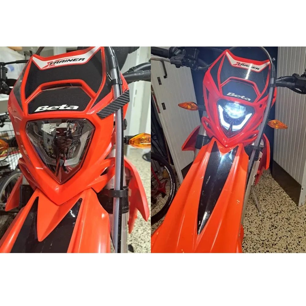 LED Headlight Headlamp For Beta RR 125 200 250 300 350 390 430 480 Xtrainer 2020-2025 Enduro Racing Motorcycle Head Light  Lamp - Image 2