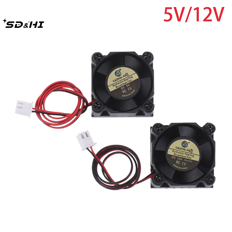 

1Pcs DC 5V 12V 30x30x18mm 3010 30MM Fan With 8mm Heat Sink BGA Fan Graphics Card Fan With Heat Sink Cooler Cooling Fan 2Wire