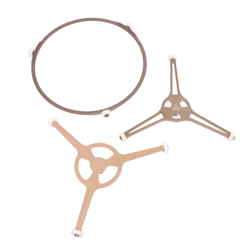 [Y]1PC Circle Rotating Ring Support Roller Bracket Microwave Oven Turntable Bracket Glass Turntable Base Plate Tray Holder Stand