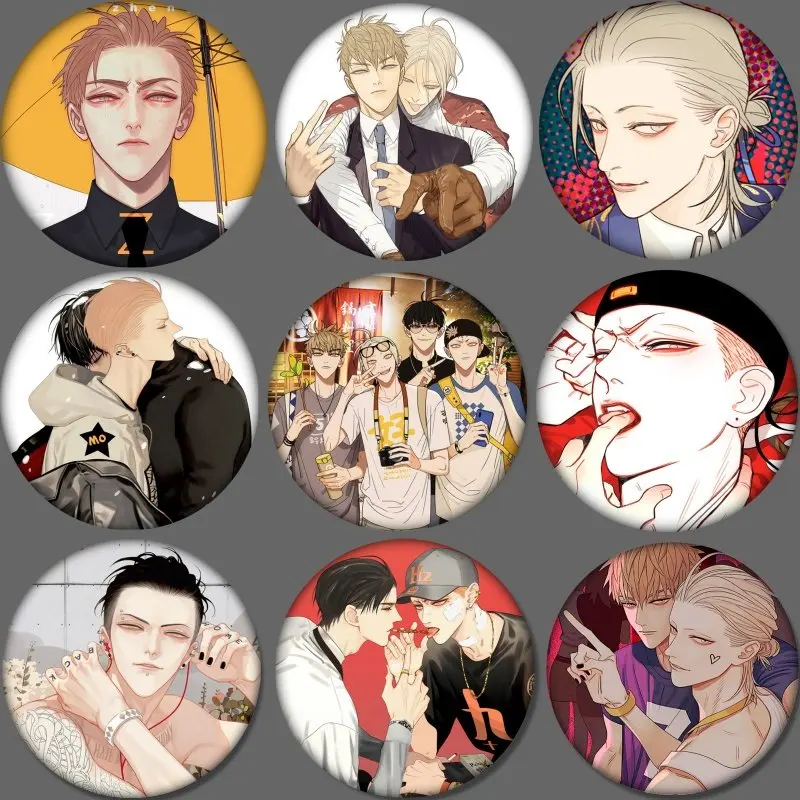 

BL Anime 19 Days Cosplay Badge Brooch Pin Accessories For Clothes Backpack Decoration gift