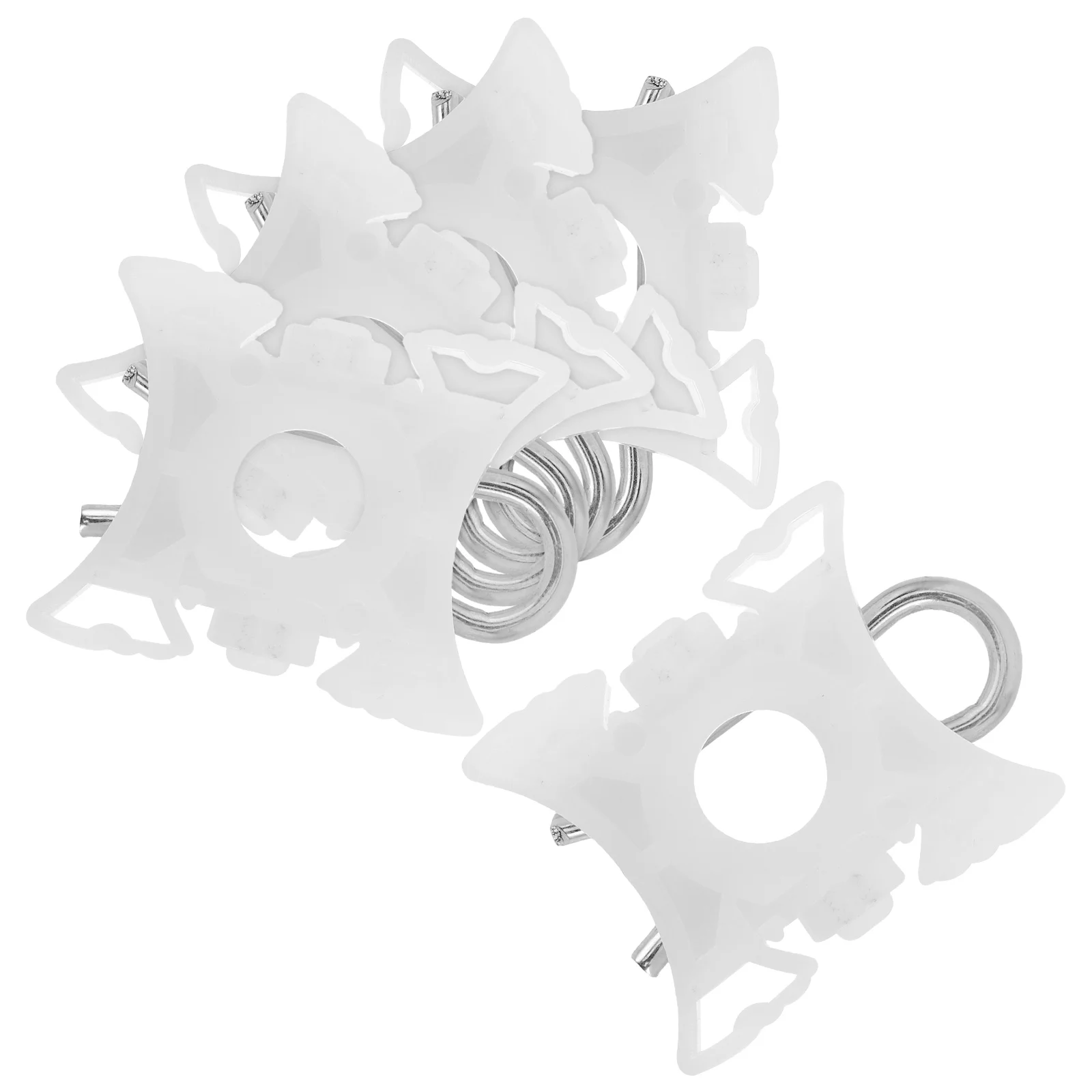

5pcs Window Glass Slider White Color Easy Installation Vehicle Accessory Plastic Durability Reliable