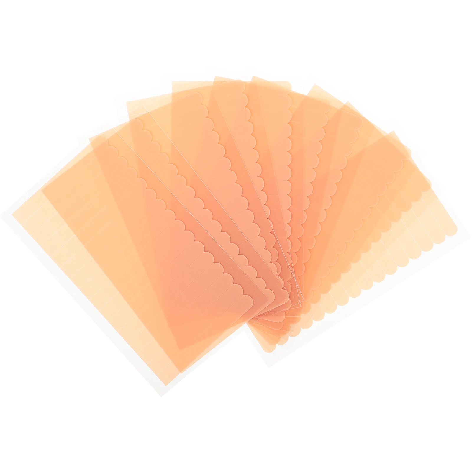 

10 Sheets Eyelash Tape Makeup Supply Khaki Non-woven Fabric Extension Tapes for Women