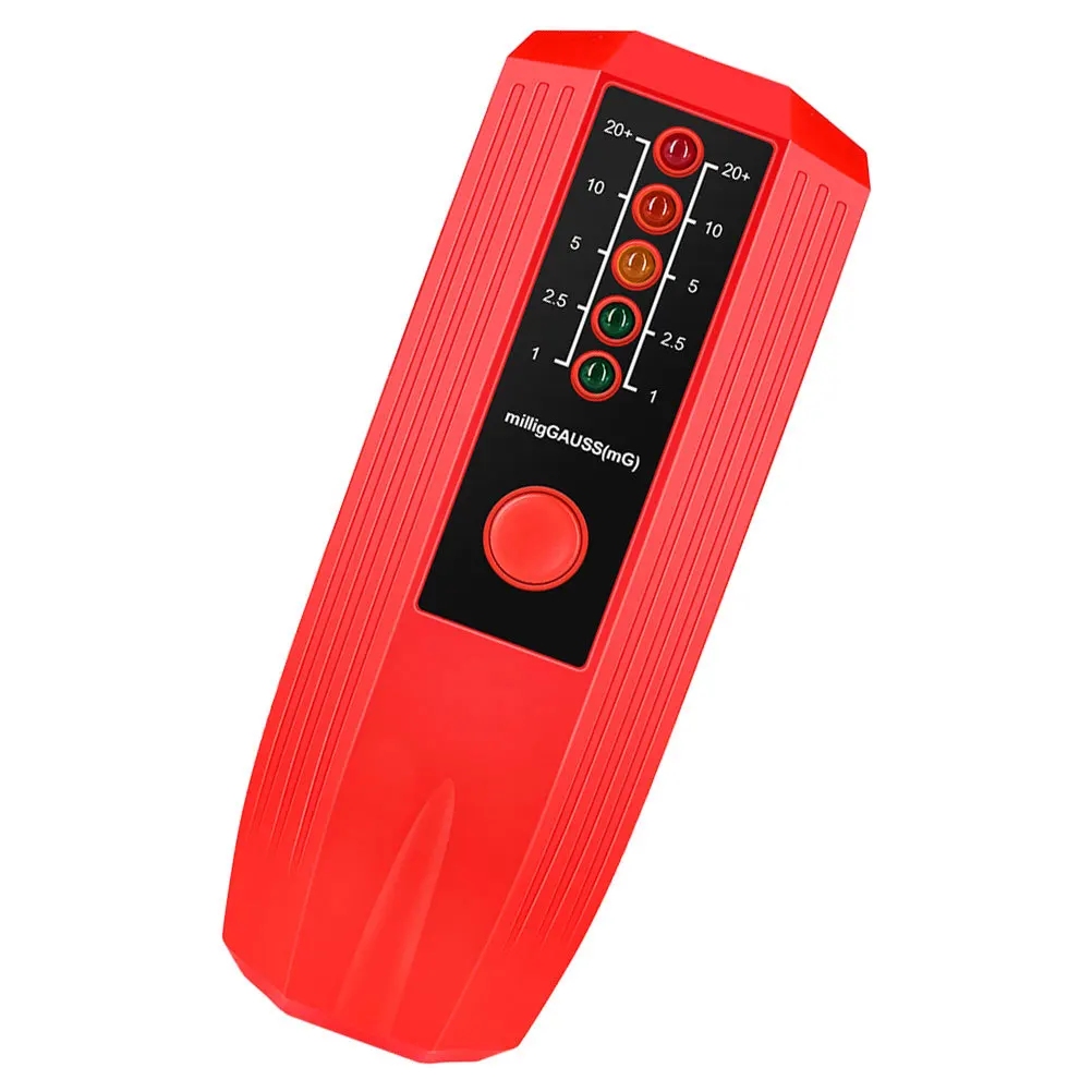 Misuratore di radiazioni elettromagnetiche Indicatori a 5 LED Emf per articoli domestici Lettore di radiazioni Emf