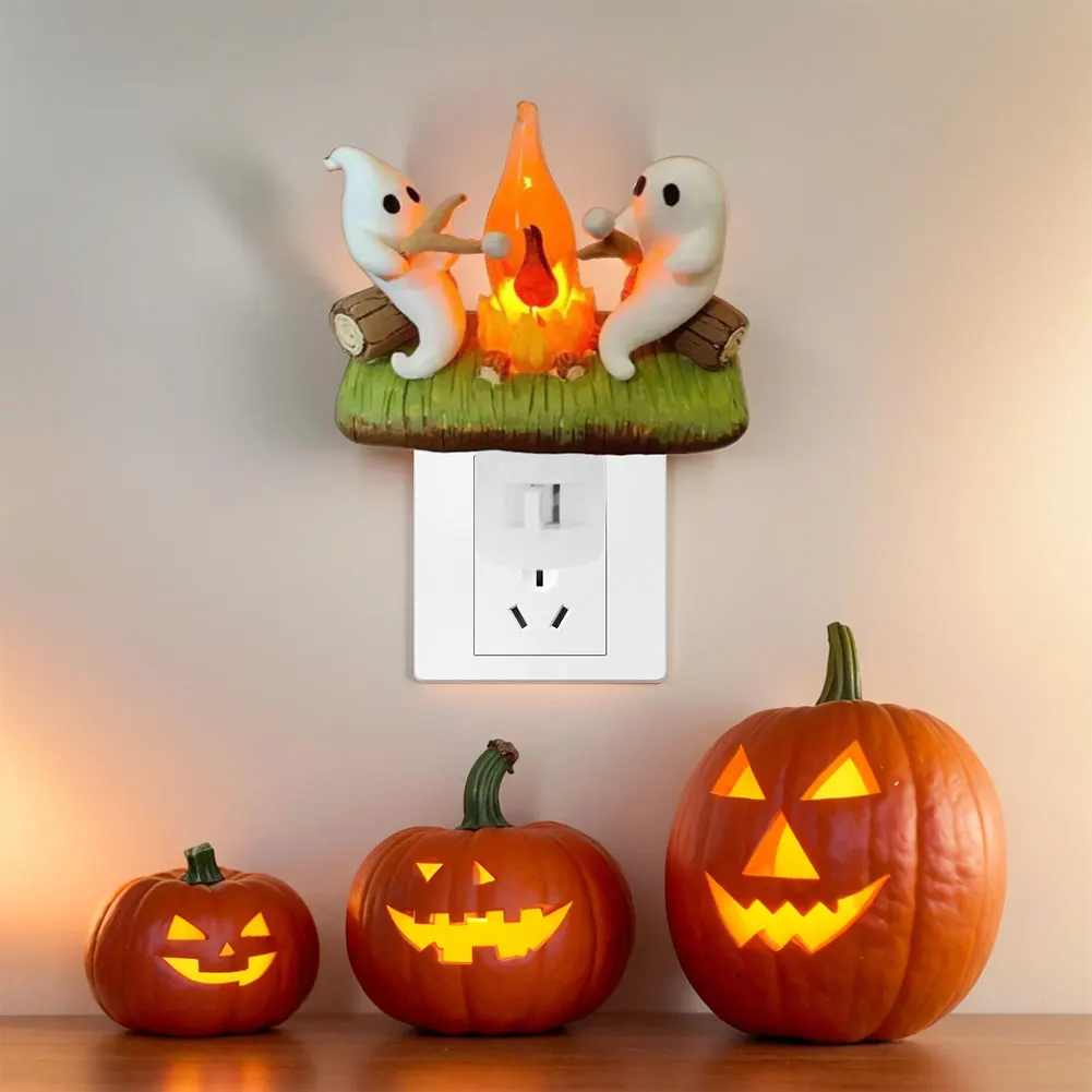 

Ghost bonfire Night light Halloween Ghost bonfire night Light Bonfire Flashing Night light Boy Girl Girl Man Woman