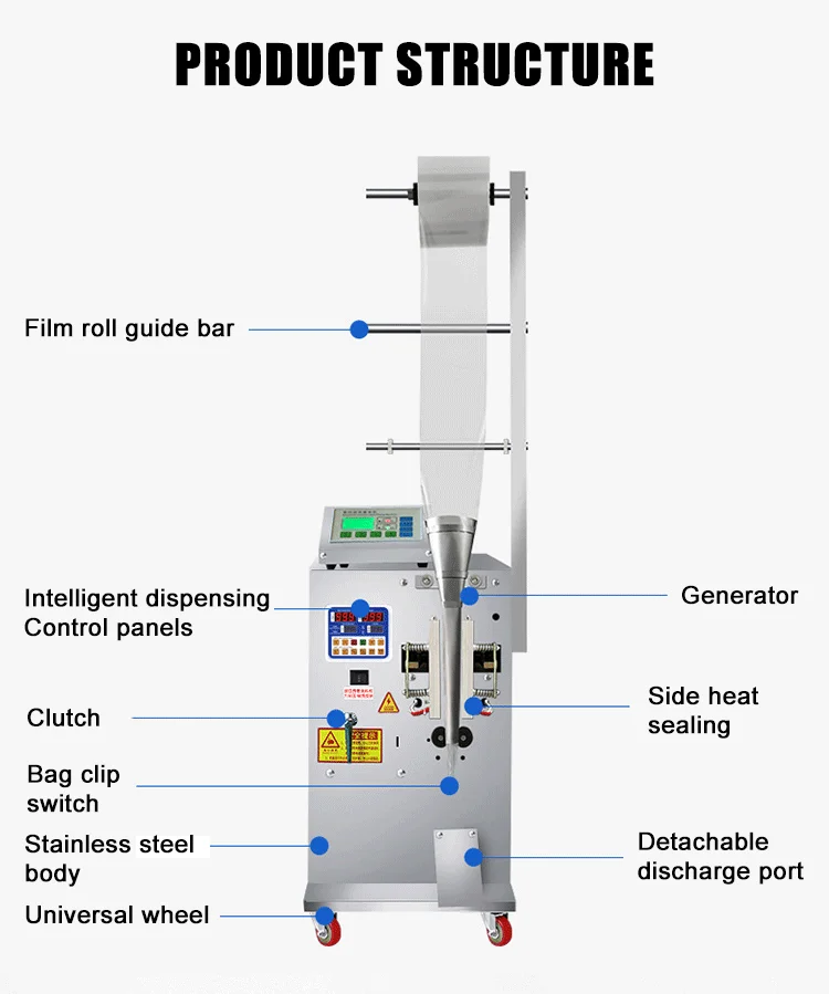Automatic Small Bag Packaging Machine Liquid Filling and Sealing Vertical Energy Drink Milk Water Juice Liquid Packaging Machine 3