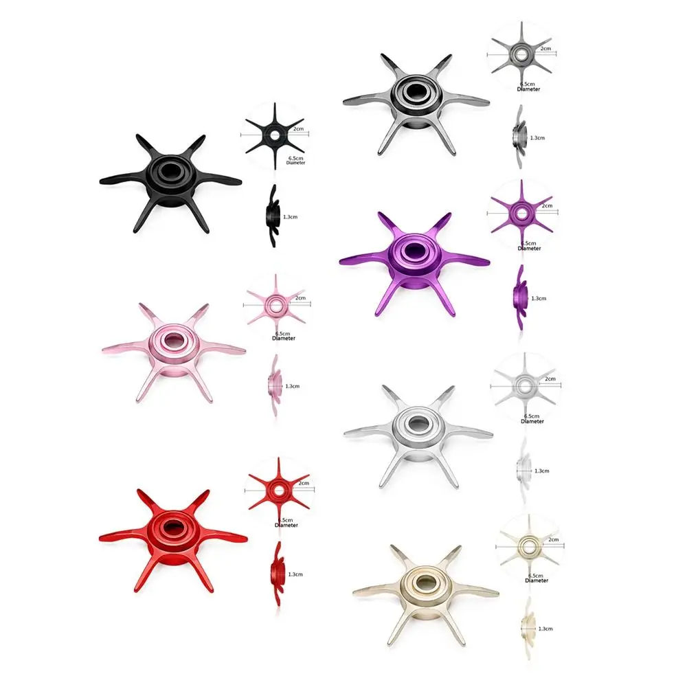 65mm Frein étoile en alliage d'aluminium pour moulinet baitcasting, amélioration DIY, accessoires et entretien de moulinet