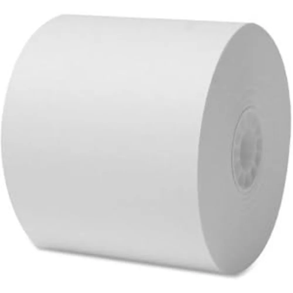 rouleaux larges de papier blanc, 2,25" x 150 pieds, 100 rouleaux par paquet