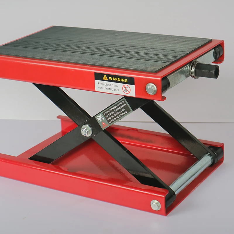 Altura ajustable Universal multidireccional 1100lb 500kg herramientas de mantenimiento de coche garaje hidráulico soporte de elevación de motocicleta imagen