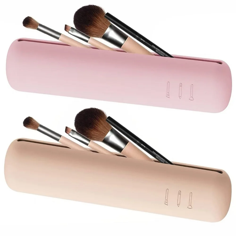 Makeup Bag Makeup Brush Pouch Cosmetic Organizer Travel Holder Storage Brush Case Brush Makeup Bag Pouch Silicon Makeup Bag