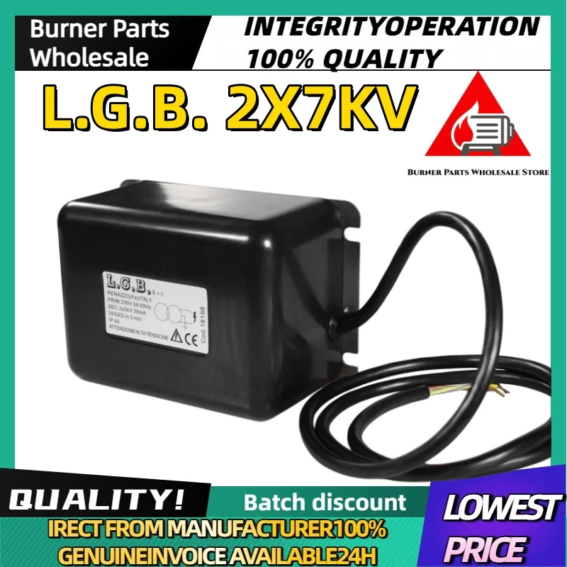 

Burner Ignition Transformer LGB 1X8KV 2X5KV 2X7KV High Voltage Ignition Coil Industrial Burner Spare Parts