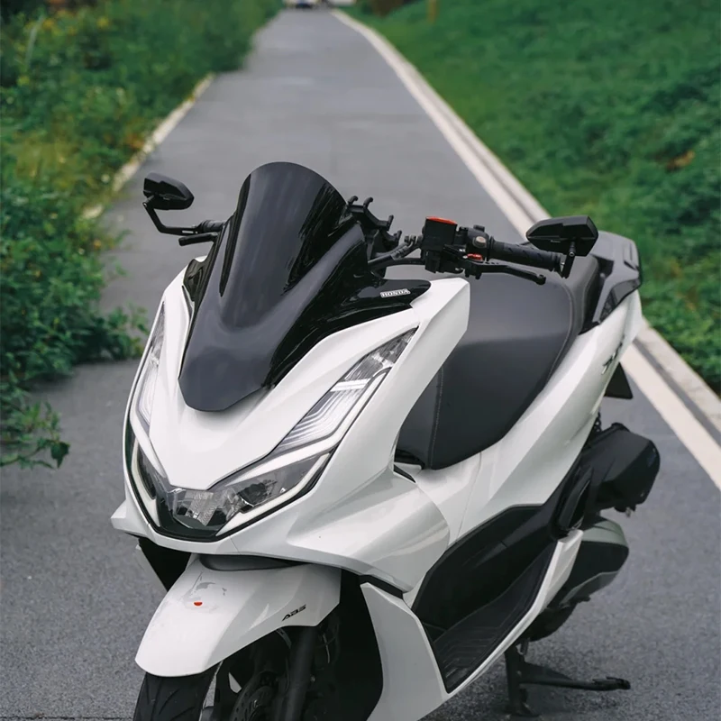 

For Honda PCX160 small cuttlefish windshield soot modified competitive windshield sports goggles accessories
