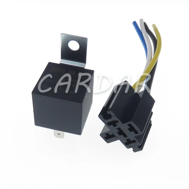 

DC 24V 60A 5-контактное электронное реле автомобильное автомобильное реле с разъемом и 5-проводами