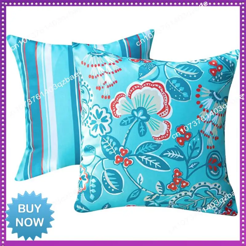

Hot Ltem Pack Of 2 Outdoor Waterproof Pillow Covers 18X18 Modern Cute Pattern Decorative Square Outdoor Throw Pillow Covers
