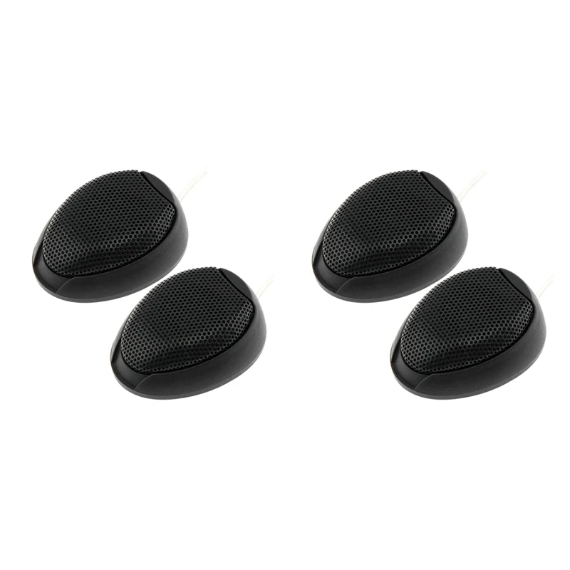 4x Universele Autoradio Speakers Audio 1000W Dome Tweeters Super Power Luid Zwart