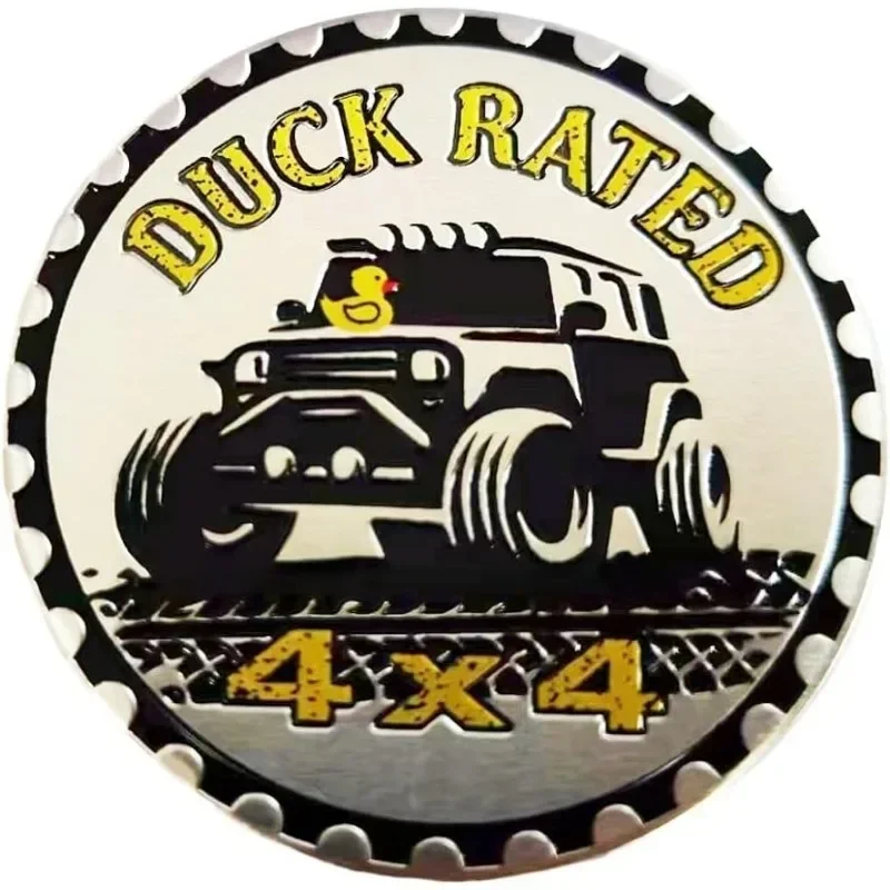 

Пляжный значок, автомобильная эмблема, 4x4 автомобильные наклейки, 3D металлические круглые наклейки для Jeep Wrangler, транспортных средств, грузовиков, внедорожников