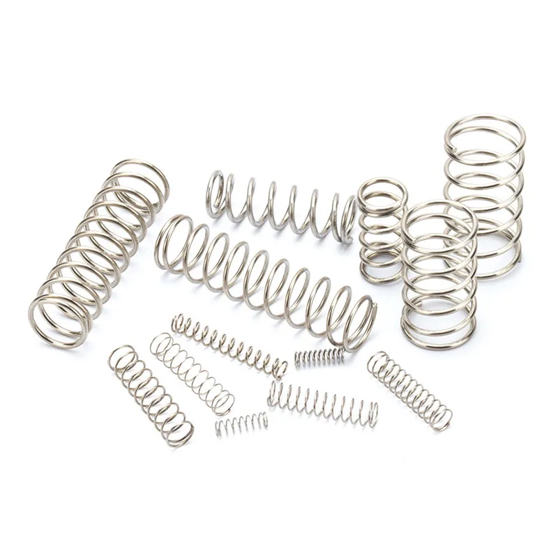 304 Stainless Steel Compression Spring Return Spring Steel Wire Diameter 0.8~0.9mm Outside Diameter 5~18mm  10 Pcs