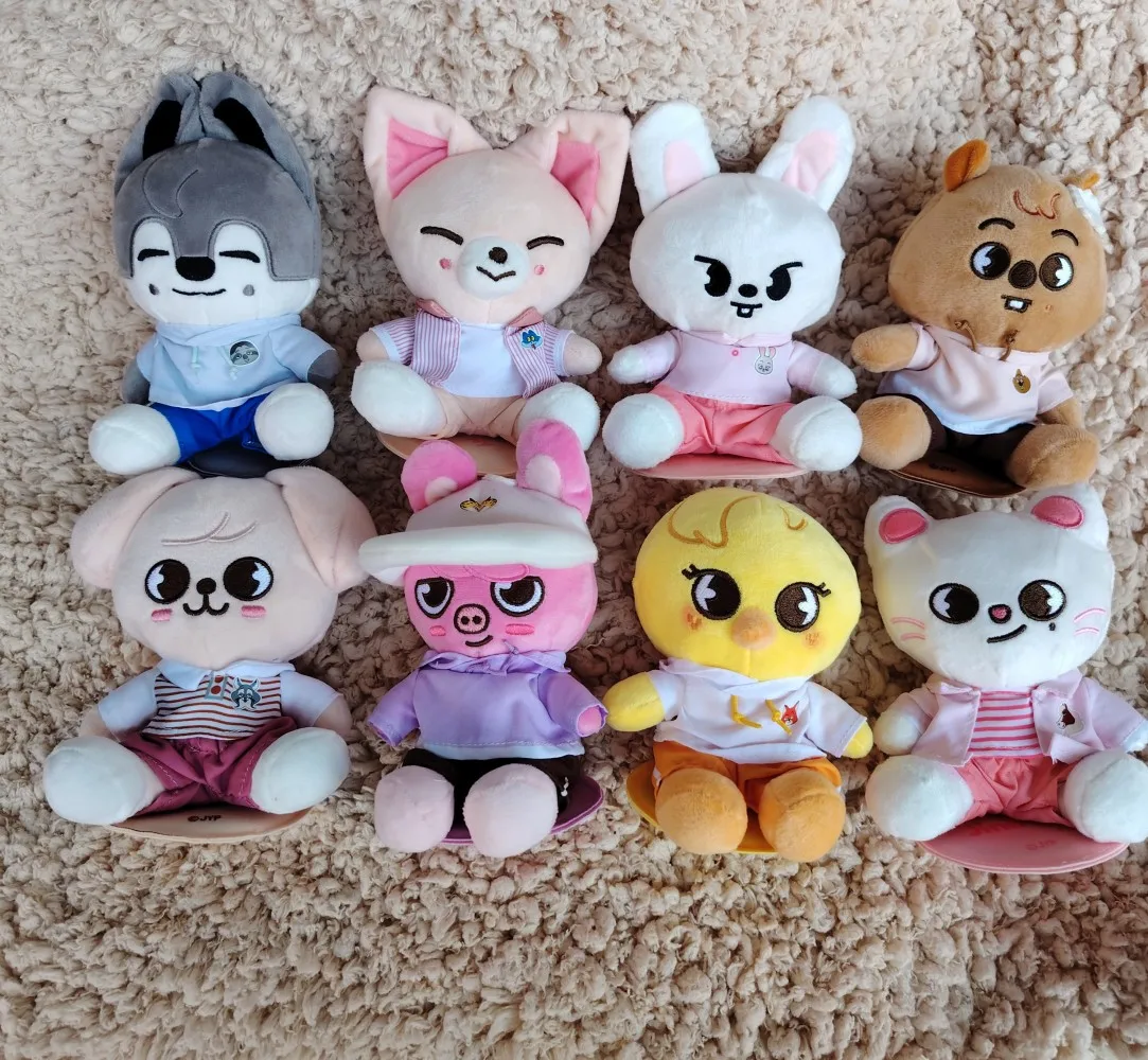 

Stray Kids Animal Plush Toy Set SKZOO Stuffed Animal Doll Set Cute Christmas and Birthday Gifts