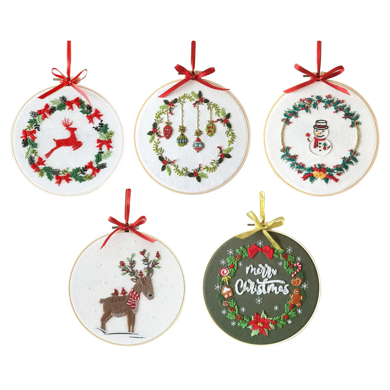 

Набор для вышивания ручной работы, стартовый материал для вышивки крестом, ткань для обруча