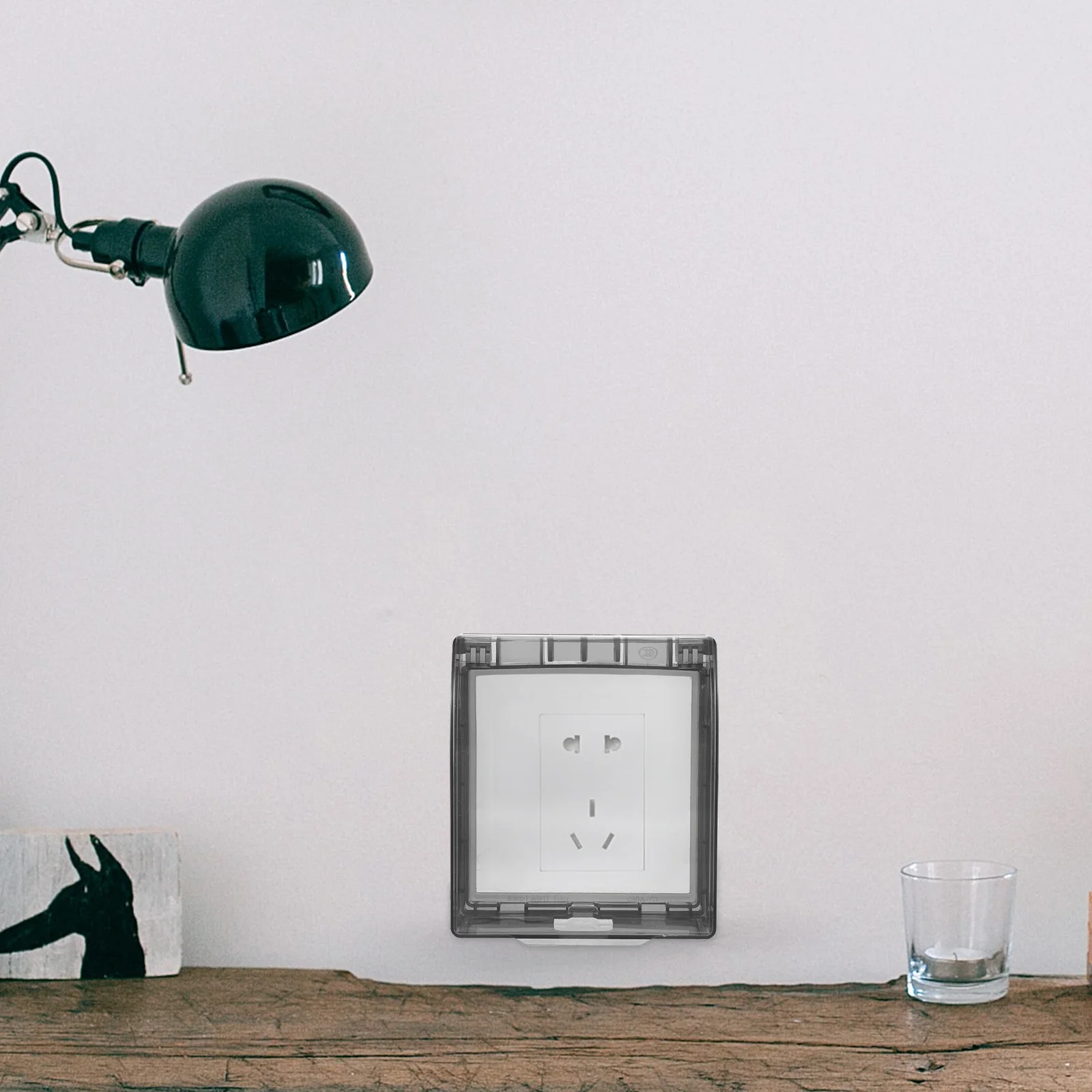 

6pcs Waterproof Socket Box 86 Type Splash-Proof Wall Plug Covers For Bathroom Living Room Balcony Outlet Case Electrical