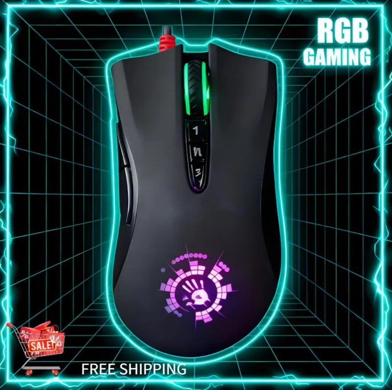 Bloody A91 Wired Mouse Macro Programming Driver E-Sports Gaming Mouse For Pc Office Game Computer Peripherals Gaming Gifts
